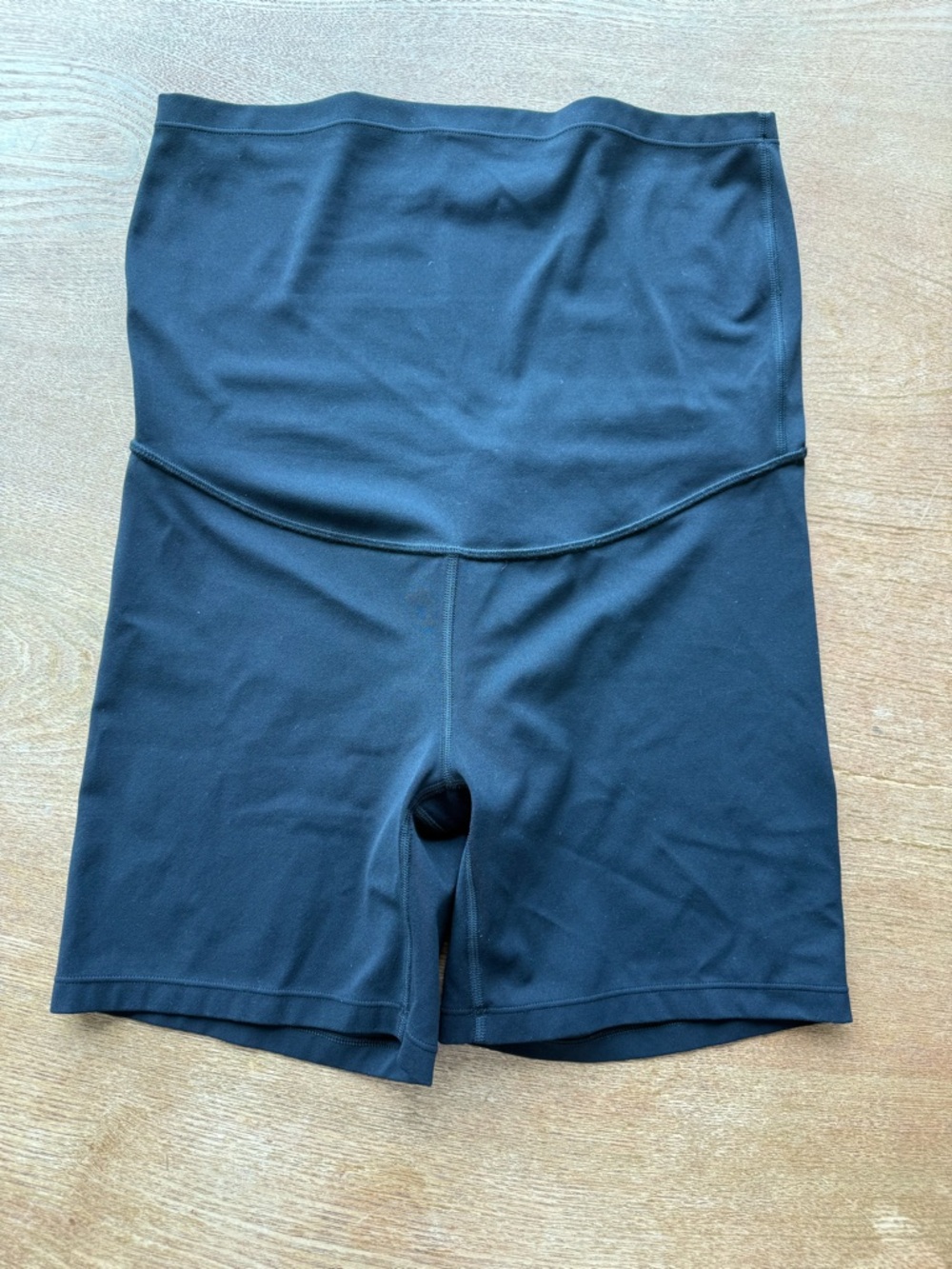 Maternity High Waist Black Shaping Short